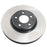 The C80104 ProSeries OE+ Brake Rotor, a single unit in silver and black featuring five bolt holes, is showcased against a white background.
