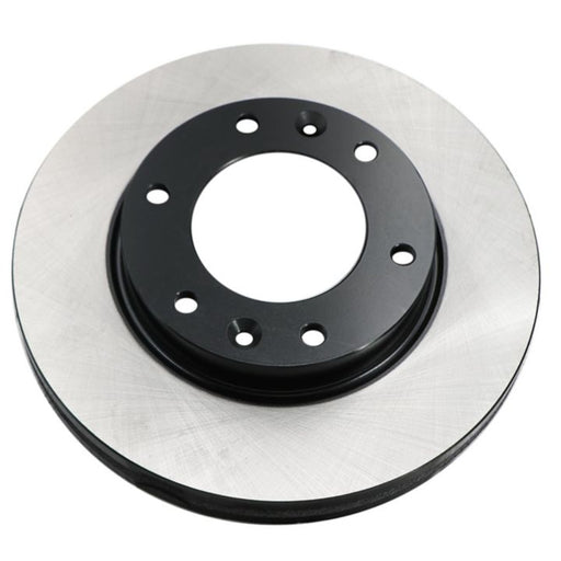 The C26440 ProSeries OE+ Brake Rotor, featuring a black center and six mounting holes, is displayed on a white background.