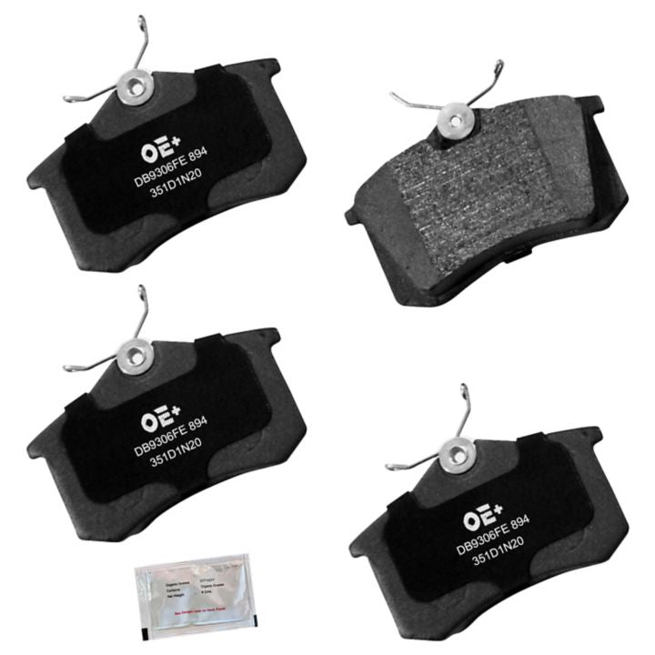 Partsource Brake Pads MMS894 ProSeries OE+ Brake Pads