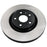 The C80017 ProSeries OE+ Brake Rotor is a silver and black automotive braking component featuring multiple holes.