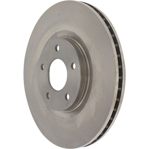 Close-up of the 44591 Pro-Series OE Brake Rotor - Front, a gray, circular metal brake disc with holes for mounting.