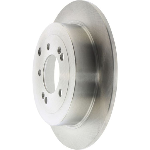 The 44825 Pro-Series OE Brake Rotor - Rear is a silver brake disc rotor featuring multiple holes around the central hub.