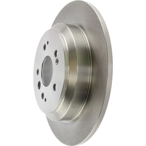 The 45705 Pro-Series OE Brake Rotor - Rear is a metallic automotive brake rotor featuring a central hub and multiple drilled holes for mounting.