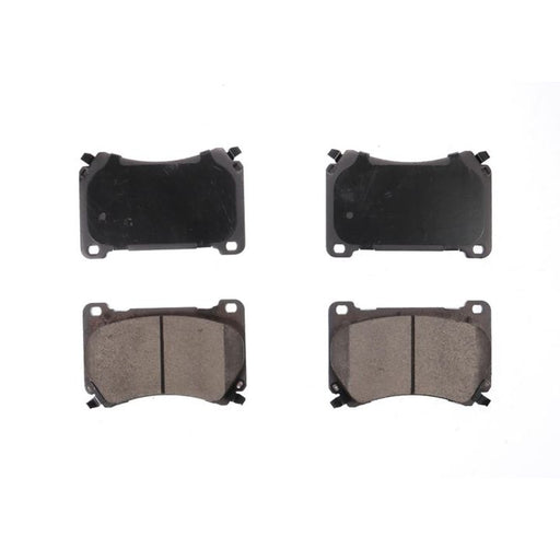 Four BFD1396CR ProSeries OE brake pads in black and grey, arranged in two rows on a white background.