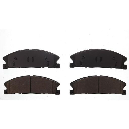 Two pairs of BFD1611CR ProSeries OE Brake Pads for a vehicle, positioned against a white background.