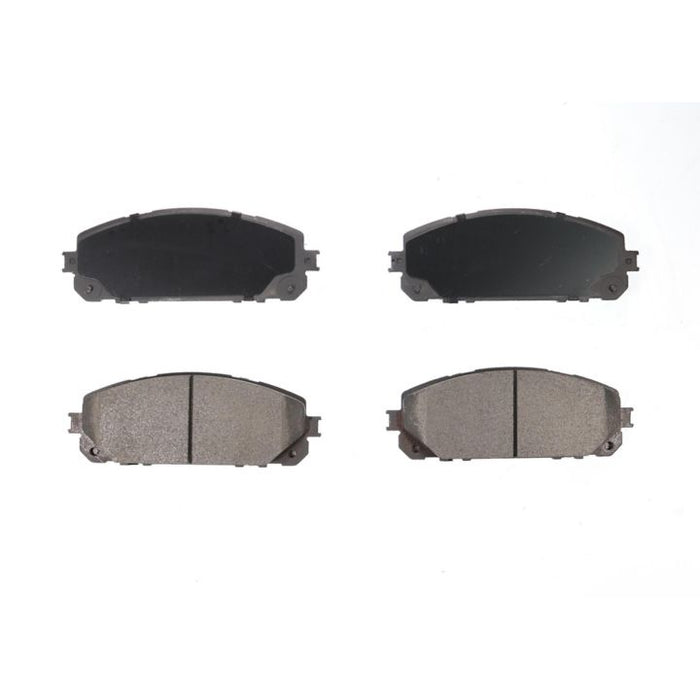 Four BFD1709CR ProSeries OE Brake Pads arranged in two rows on a white background.