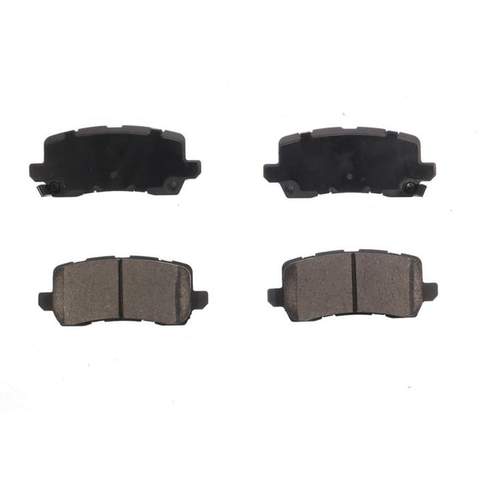 Four BFD1698CR ProSeries OE Brake Pads in black, aligned in a 2x2 grid on a white background.
