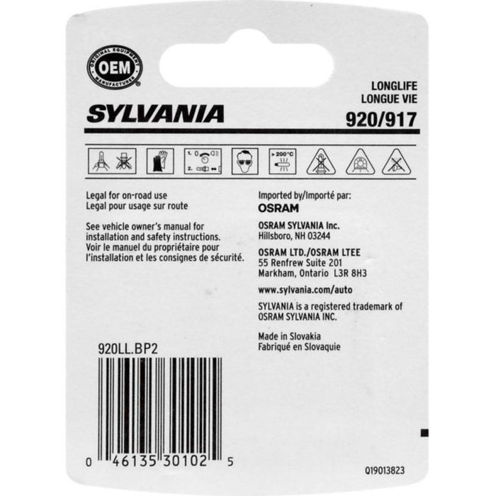 920LL.BP2 920 Sylvania Long Life Mini Bulbs