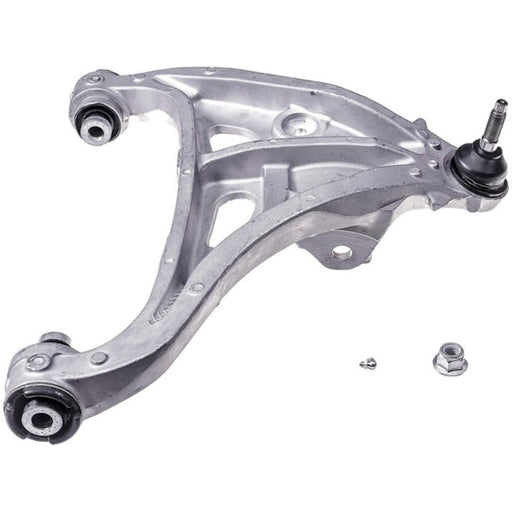 The CB85194 ProSeries OE+ Control Arm, featuring a silver finish with three bushings and a separate bolt and nut, is displayed against a white background.