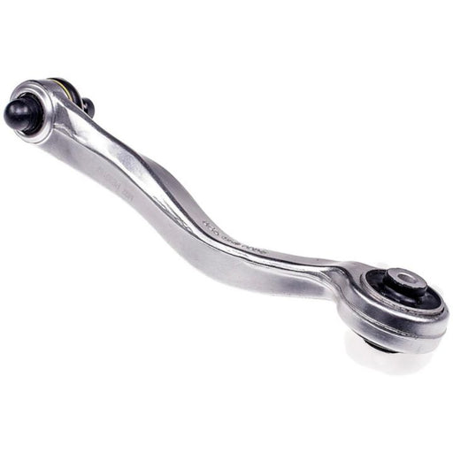 CB43007 ProSeries OE+ Control Arm in silver with black bushings at both ends, set against a white background.