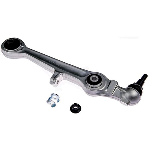 A CB43145 ProSeries OE+ Control Arm with an attached ball joint and additional hardware components on a white background.