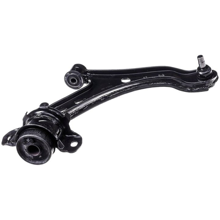 The CB85324 ProSeries OE+ Control Arm in black, featuring mounting points and bushings, displayed on a white background.