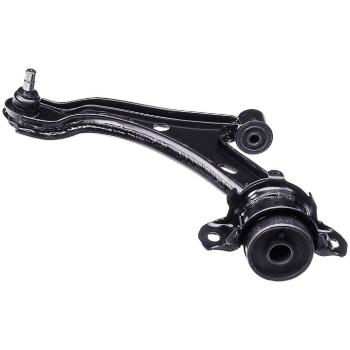 The CB85323 ProSeries OE+ Control Arm, featuring bushings and a ball joint, is displayed against a white background.