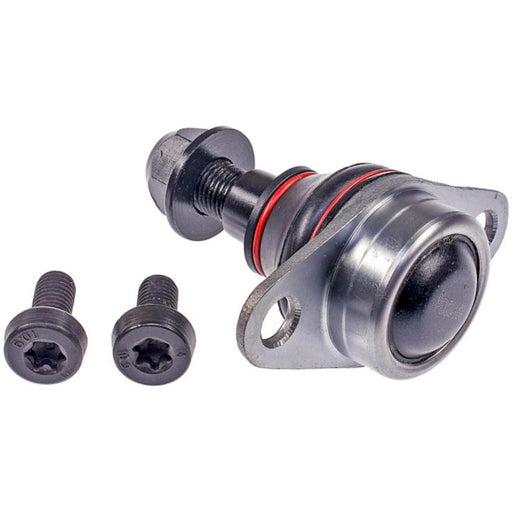 A BJ14085XL NASCAR Advantage Ball Joint - Front with two bolts on a white background.