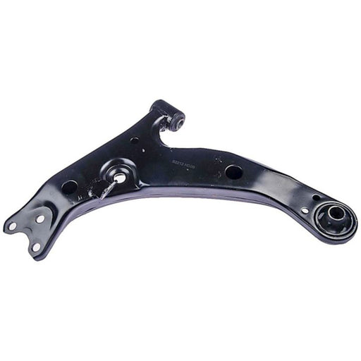 The CA30315 ProSeries OE+ Control Arm is a black metal automotive suspension control arm featuring multiple bolt holes and a curved design.