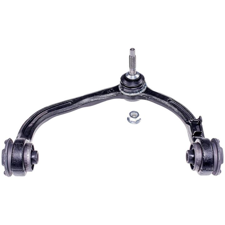 Image of a CB85047 ProSeries OE+ Control Arm with a ball joint and mounting hardware on a white background.