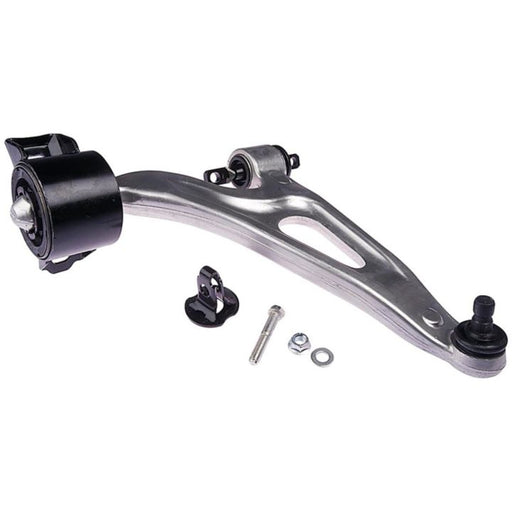 A CB85114 ProSeries OE+ Control Arm complete with attached bushings, ball joints, and mounting hardware showcased on a white background.