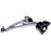 CB85113 ProSeries OE+ Control Arm in silver and black with bushings and a ball joint on a white background.