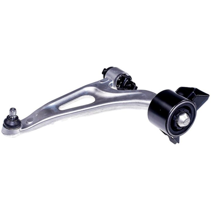 CB85113 ProSeries OE+ Control Arm in silver and black with bushings and a ball joint on a white background.