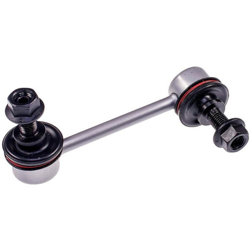 The SK90108XL ProSeries OE+ Stabilizer Links feature a metal suspension stabilizer bar link with rubber bushings and bolts on each end.
