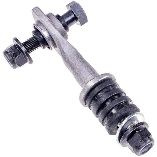 A SL85655XL ProSeries OE+ Stabilizer Link in silver featuring a bolt and rubber boot.