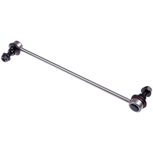 A SL37015XL ProSeries OE+ Stabilizer Link, featuring a metal rod with connectors and rubber bushings on both ends, likely used as an automotive or machine part.