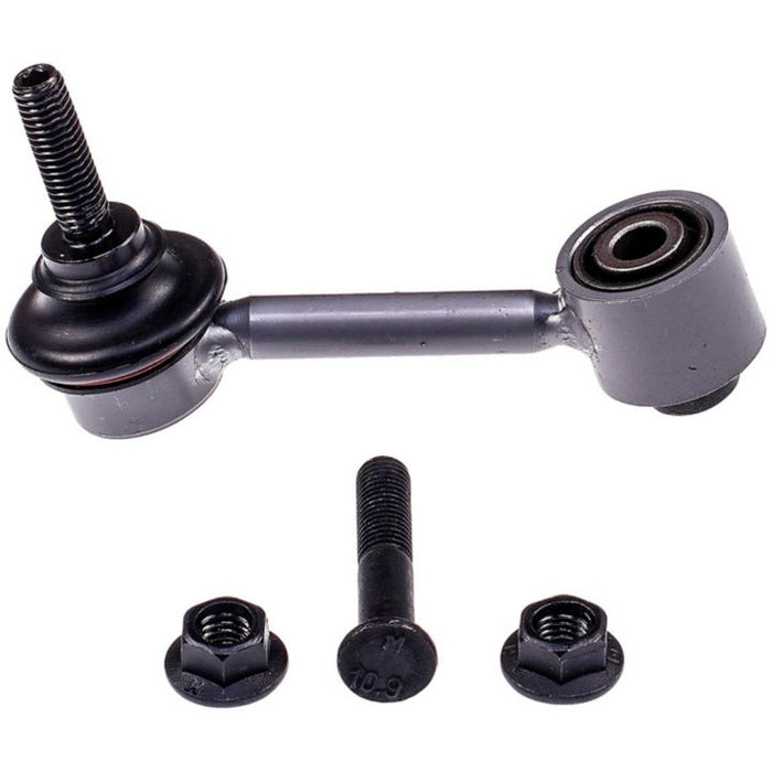 A SL43565XL ProSeries OE+ Stabilizer Link with nuts and bolts positioned below, isolated on a white background.