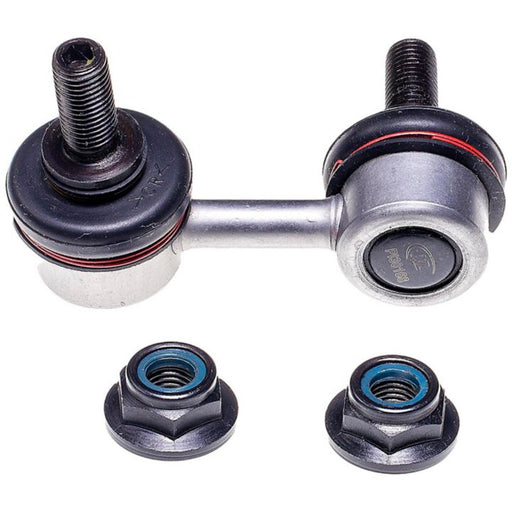 Product Description: The SL59001XL ProSeries OE+ Stabilizer Links feature a durable metal car suspension linkage equipped with two pre-attached black bolts and includes two separate nuts for secure fastening.