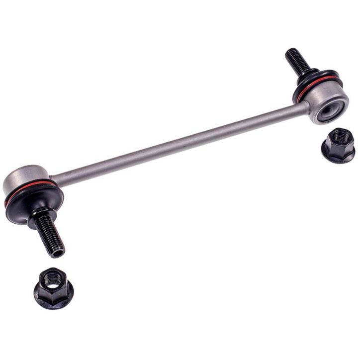 An SL30552XL ProSeries OE+ Stabilizer Link featuring two black bolts and nuts on a white background.