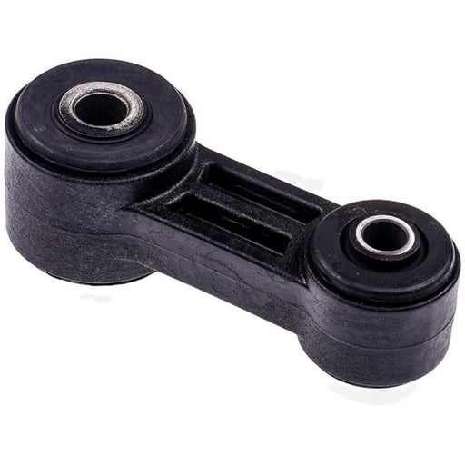 SL72005XL ProSeries OE+ Stabilizer Links, black automotive suspension bushing with two round metal-lined ends, used to absorb shocks and vibrations in vehicles.