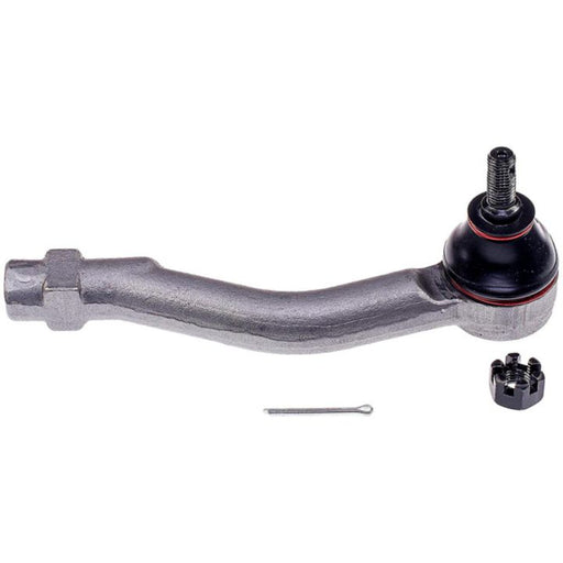 A TO60092XL ProSeries OE+ Tie Rod featuring a metal construction, complete with a cotter pin and castle nut.