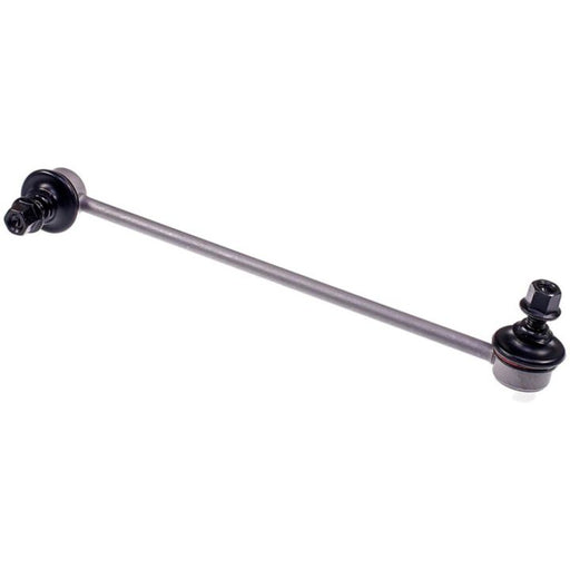The SL60033XL ProSeries OE+ Stabilizer Links, featuring a metal car suspension bar with black joints at both ends, isolated on a white background.
