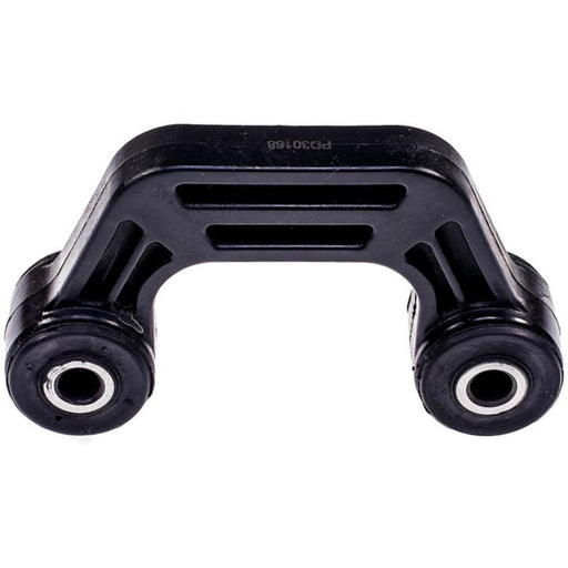 Introducing the SL72055XL ProSeries OE+ Stabilizer Links: black suspension shackles with metal bushings, featuring a robust design with vented sections to reduce weight.