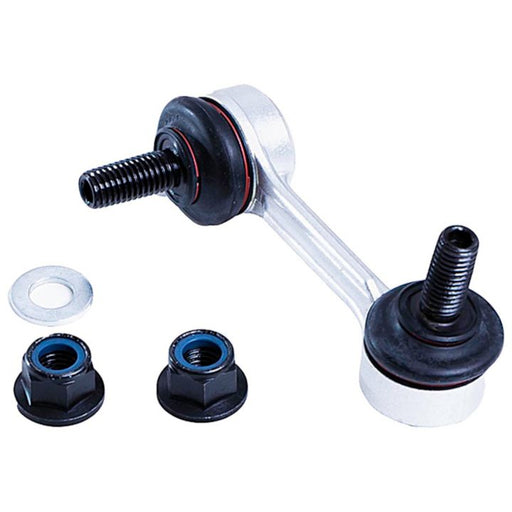 A SL91181XL ProSeries OE+ Stabilizer Link with two black threaded bolts and two nuts beside it, displayed on a white background.