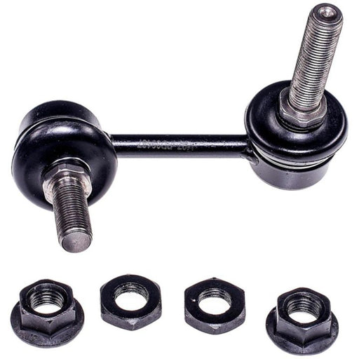 SL64022 ProSeries OE+ Stabilizer Links, black in color, along with four detached nuts displayed on a white background.