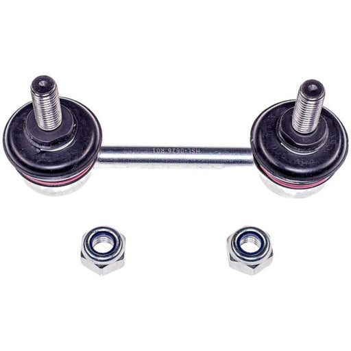 SL14565 ProSeries OE+ Stabilizer Links, featuring black bushings and two metal nuts, displayed on a white background.