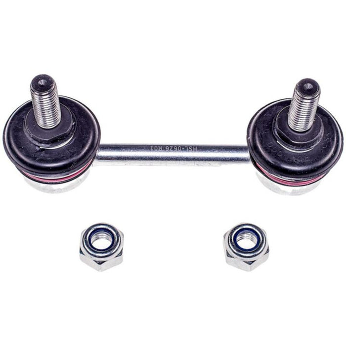 SL14565 ProSeries OE+ Stabilizer Links, featuring black bushings and two metal nuts, displayed on a white background.