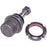 BJ28235 NASCAR Advantage Ball Joint - Front with a hexagonal head next to a ring-shaped mechanical part with internal threading.
