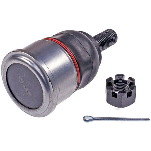 Close-up of the BJ59165XL ProSeries OE+ Ball Joint featuring a castellated nut and cotter pin on a white background.