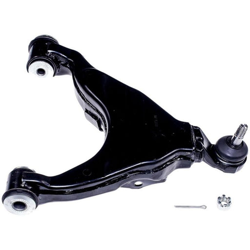 CB74004 ProSeries OE+ Control Arm, complete with ball joint, cotter pin, and castle nut, displayed against a white background.