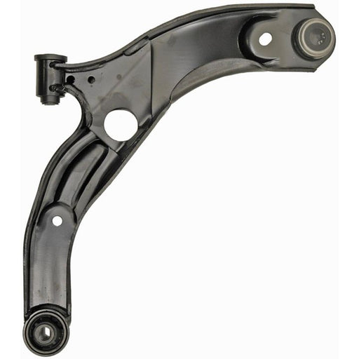 A CB30517 ProSeries OE+ Control Arm in black, featuring three circular mounts for automotive suspension.