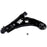 CB55053 ProSeries OE+ Control Arm in black metal with an attached ball joint and a detached nut, isolated on a white background.