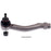 TO60091XL ProSeries OE+ Tie Rod end equipped with a separate cotter pin and castle nut placed below it.