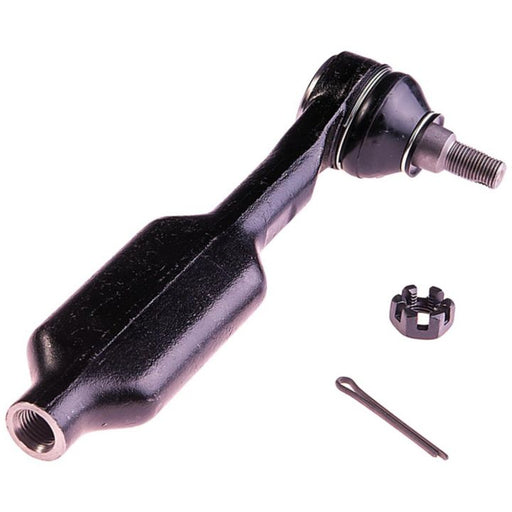 TO59325 ProSeries OE+ Tie Rods feature a black metal construction, threaded bolt, and come with an included cotter pin and castellation nut.