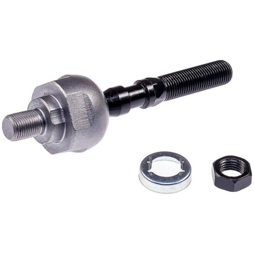 A TI50010XL ProSeries OE+ tie rod assembly featuring a threaded rod, washer, and nut on a white background.