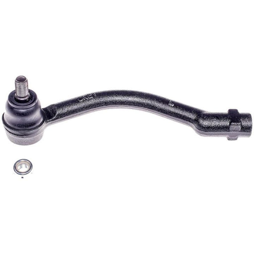 The TO60141 ProSeries OE+ Tie Rods feature a black, curved design with a ball joint and come with a separate small metal washer.