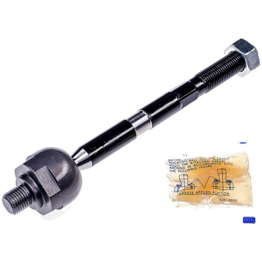 A TI63095 ProSeries OE+ Tie Rod assembly with a hexagonal nut and an instruction paper in the background.