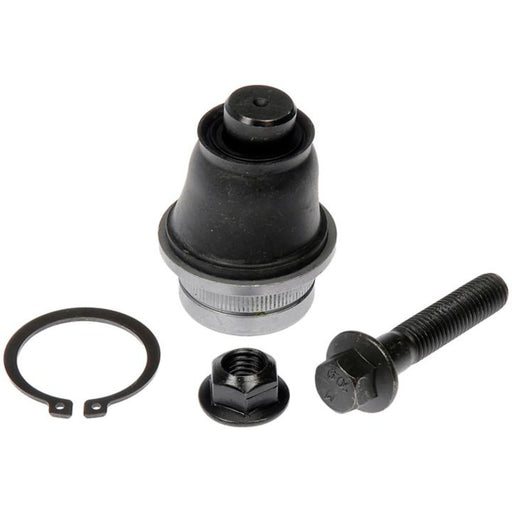 The BJ96145XL ProSeries OE+ Ball Joint, complete with a nut, bolt, retaining ring, and washer, is displayed on a white background.