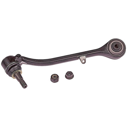 A CB14204 ProSeries OE+ Control Arm with a long arm, two small round connectors, and a threaded bolt end.