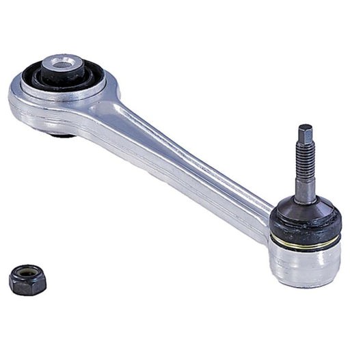 The CB14536 ProSeries OE+ Control Arm, a silver metal automotive part with a threaded end and attached nut, isolated on a white background.